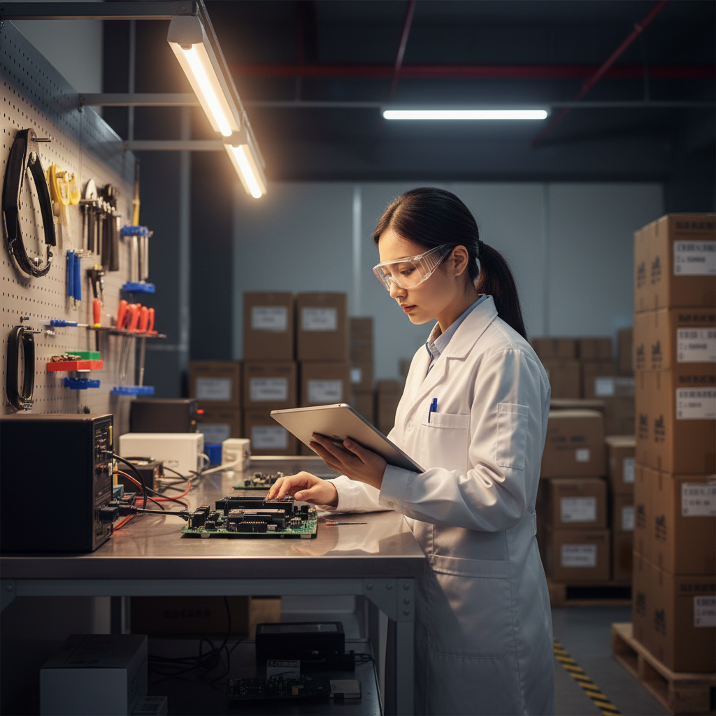 Проверка качества товаров на заводе - образец инспекции 1