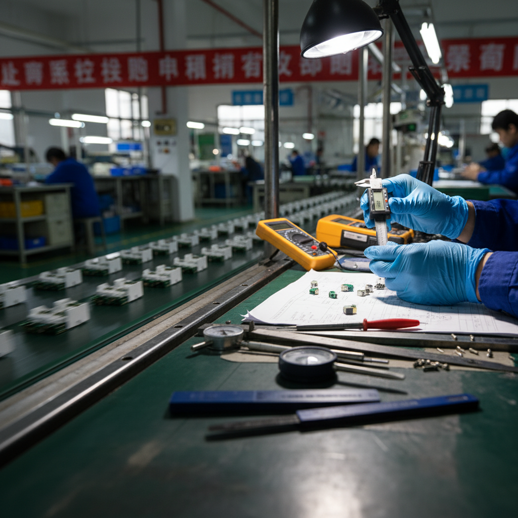 Проверка качества товаров на заводе - образец инспекции 3